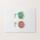 Koning en koningin legpuzzel (Horizontaal)