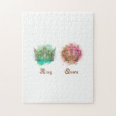 Koning en koningin legpuzzel (Verticaal)