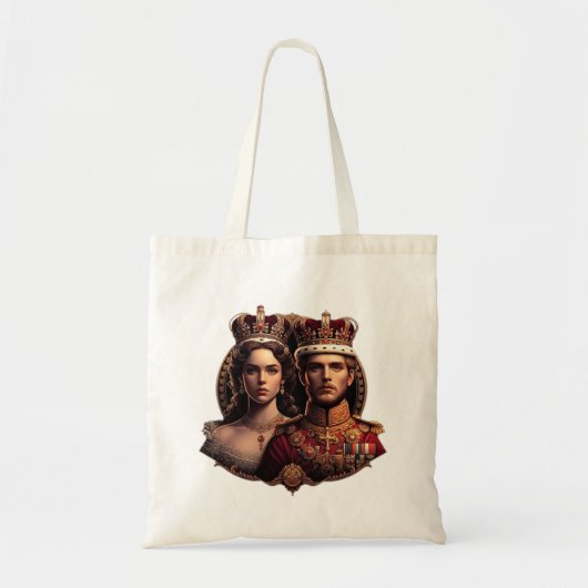 Koning en koningin tote bag (Voorkant)