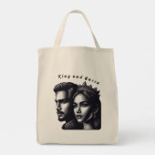 Koning en koningin tote bag (Achterkant)