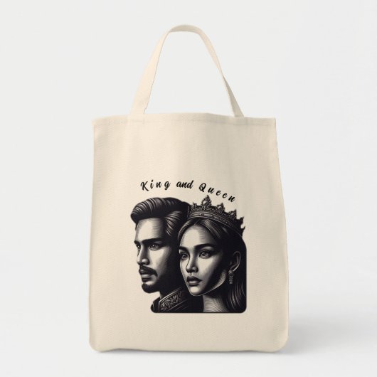 Koning en koningin tote bag (Voorkant)