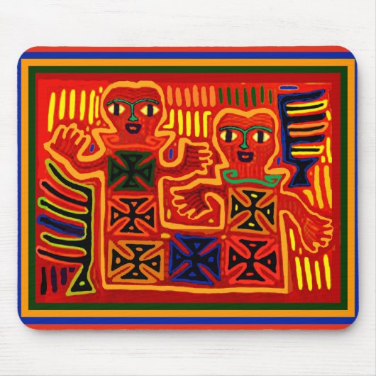 Koning en koningin van de deelstaat muismat (Voorkant)