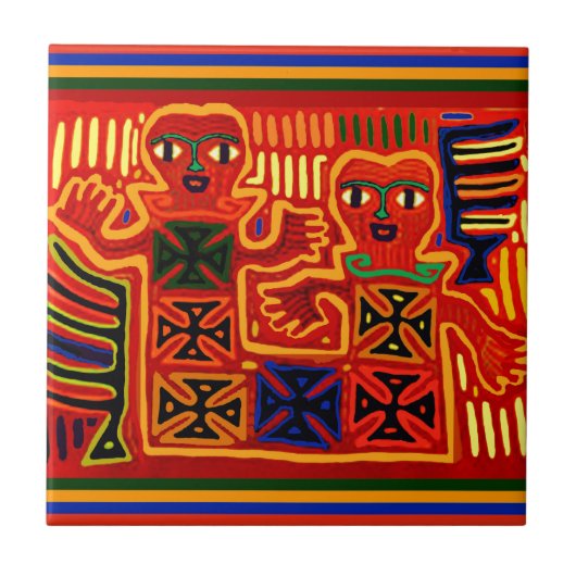 Koning en koningin van de deelstaat tegeltje (Voorkant)