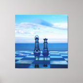 Koning en koningin van het glas. canvas afdruk (Voorkant)