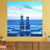 Koning en koningin van het glas. canvas afdruk (Insitu (Woonkamer))