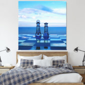 Koning en koningin van het glas. canvas afdruk (Insitu (Slaapkamer))