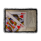 Koning en koningin van het hart Genesis Bijbelcita Magneet (Horizontaal)