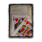 Koning en koningin van het hart Genesis Bijbelcita Magneet (Verticaal)