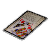 Koning en koningin van het hart Genesis Bijbelcita Magneet (Linkerzijde)