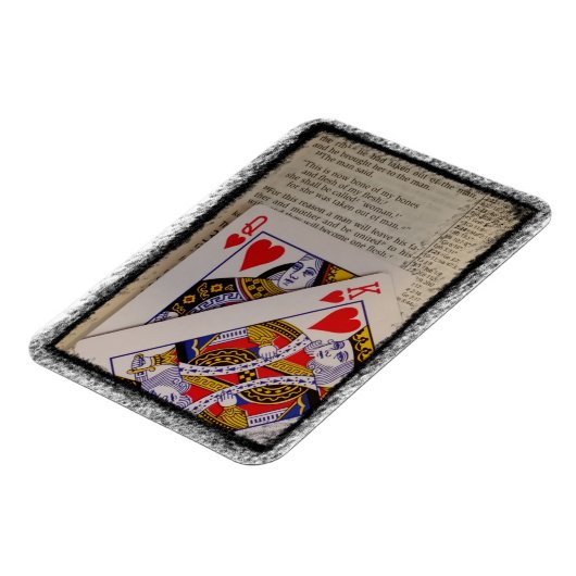 Koning en koningin van het hart Genesis Bijbelcita Magneet (Linkerzijde)