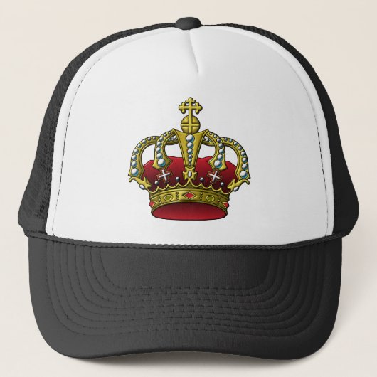 Koning en koninginnen trucker pet (Voorkant)