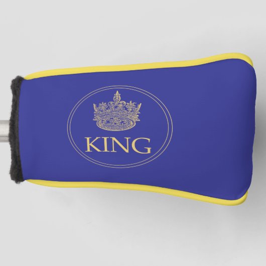 Koning en Kroonkoninklijk Embleem (nieuwe versie) Golfheadcover (Voorkant)