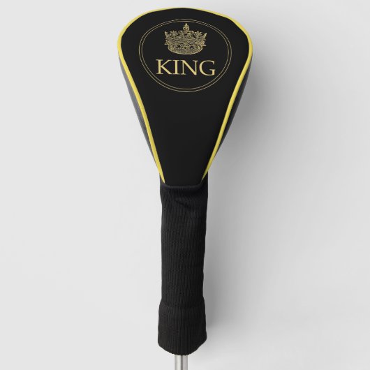 Koning en Kroonkoninklijk Embleem (nieuwe versie) Golfheadcover (Voorkant)