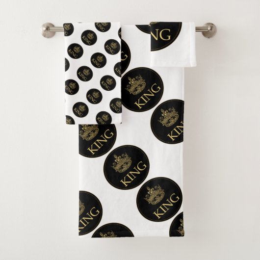 Koning en Kroonkoninklijk emblem Bad Handdoek (Insitu)