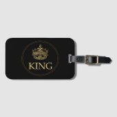 Koning en Kroonkoninklijk emblem Bagagelabel (Voorkant (horizontaal))