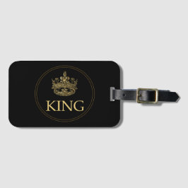 Koning en Kroonkoninklijk emblem Bagagelabel
