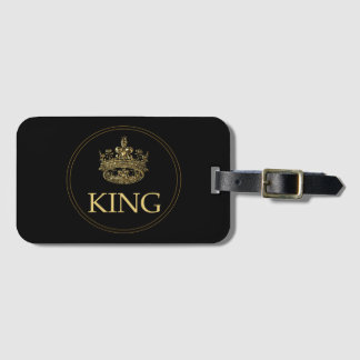 Koning en Kroonkoninklijk emblem Bagagelabel