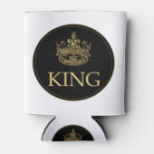 Koning en Kroonkoninklijk emblem Blikjeskoeler (Voorkant)