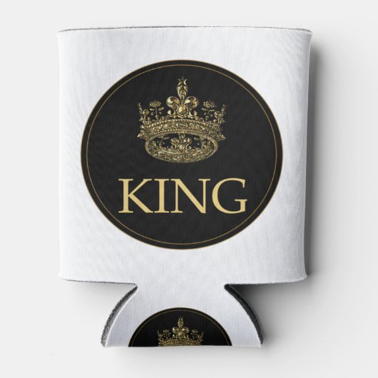 Koning en Kroonkoninklijk emblem Blikjeskoeler (Voorkant)