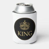 Koning en Kroonkoninklijk emblem Blikjeskoeler (Blikje Achterkant)