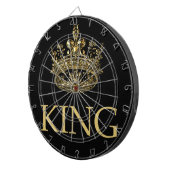 Koning en Kroonkoninklijk emblem Dartbord (Voorkant Rechts)