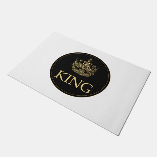 Koning en Kroonkoninklijk emblem Deurmat (Schuin)