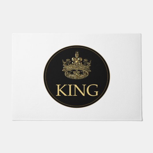 Koning en Kroonkoninklijk emblem Deurmat (Voorkant)