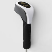 Koning en Kroonkoninklijk emblem Golfheadcover (Schuin)