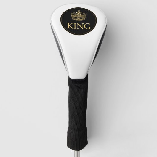 Koning en Kroonkoninklijk emblem Golfheadcover (Voorkant)