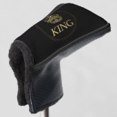 Koning en Kroonkoninklijk emblem Golfheadcover (3/4 voorkant)