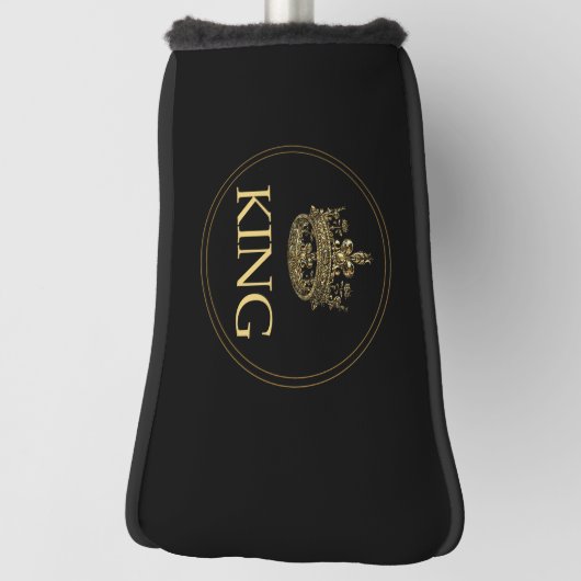 Koning en Kroonkoninklijk emblem Golfheadcover (Draai 90)