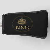Koning en Kroonkoninklijk emblem Golfheadcover (Voorkant)