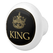 Koning en Kroonkoninklijk emblem Keramische Knop (Rechts)