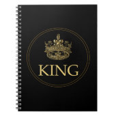 Koning en Kroonkoninklijk emblem Notitieboek (Voorkant)