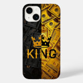 Koning en veel geld. Case-Mate iPhone case (Achterkant)