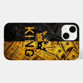 Koning en veel geld. Case-Mate iPhone case (Achterkant (horizontaal))