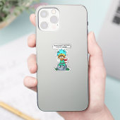 Koning Erics Jungle Breakdown – Pixel Art Sticker (Telefoon)