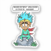 Koning Erics Jungle Breakdown – Pixel Art Sticker (Voorkant)