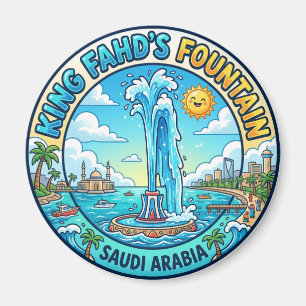 Koning Fahd Fontein Saudi-Arabië Magneet