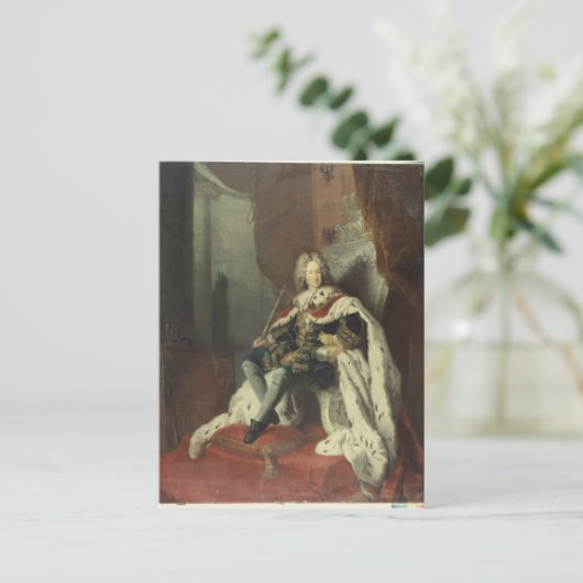 Koning Frederick I van Pruisen Briefkaart (Staand voorkant)