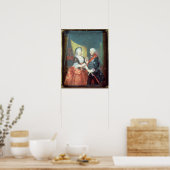 Koning Frederick II en zijn vrouw Poster (Keuken)