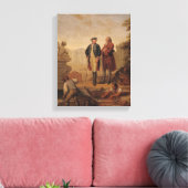 Koning Frederick II van Pruisen Canvas Afdruk (Insitu (Woonkamer))