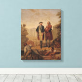 Koning Frederick II van Pruisen Canvas Afdruk (Insitu (Houten vloer))