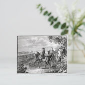 Koning Frederick II van Pruisen over de herziening Briefkaart (Staand voorkant)