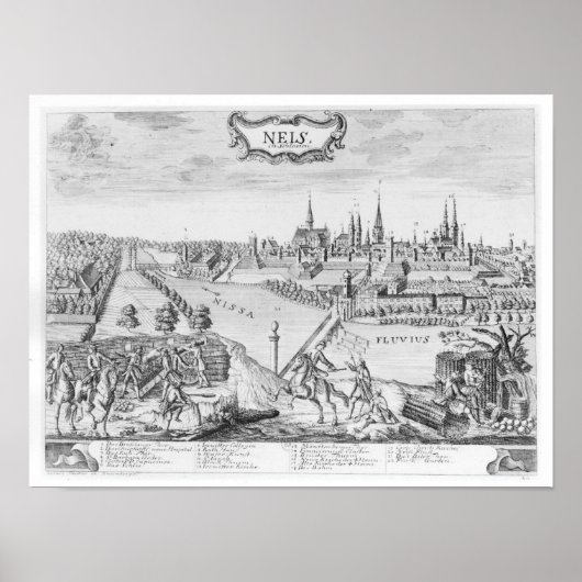 Koning Frederick II van Pruisen Poster (Voorkant)