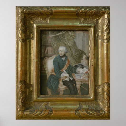 Koning Frederick II van Pruisen Poster (Voorkant)