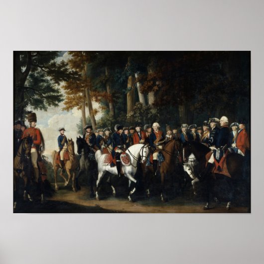 Koning Frederick II's terugkeer van Preussen von Poster (Voorkant)