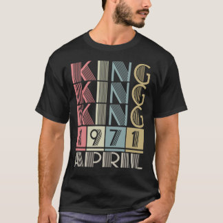 Koning geboren in april 1971 t-shirt