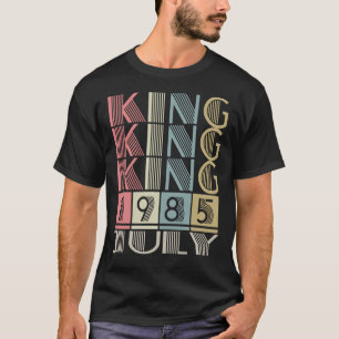Koning geboren in juli 1985 t-shirt