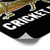 Koning Geheime Cricket Bloem Eetbare Insecten Eiwi Poster (Hoek)